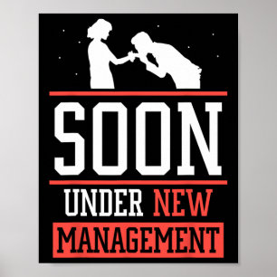 Póster Pronto Bajo Nueva Dirección Novio Soltero Novia Pa