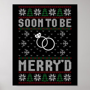 Póster Pronto Se Casará Con Los Navidades De La Novia Gro