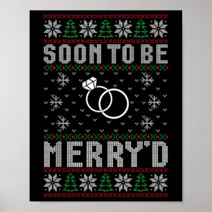 Póster Pronto Se Casará Con Navidades De La Novia Groom C