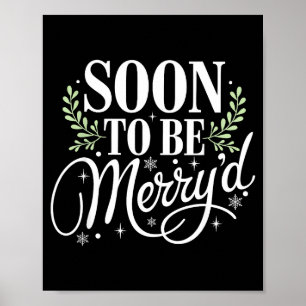 Póster Pronto se casará Santa prometido de Navidad