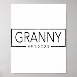 Póster Pronto Será La Abuela Día de la Madre 2024 Granny 