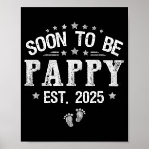 Póster Pronto será Pappy Est.2025 Día del Padre promocion