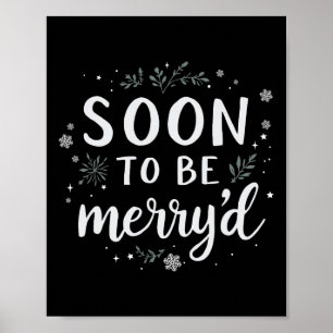 Póster Pronto Serán Varios Navidades Comprometidos Pareja