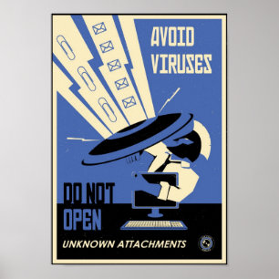 Póster Propaganda de la oficina: Evite las transferencias