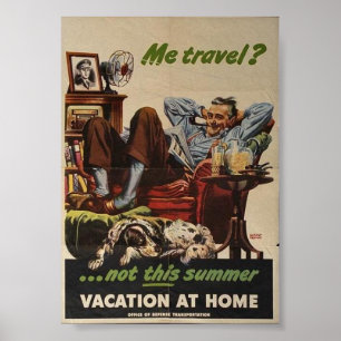 Póster Propaganda del vintage WW2