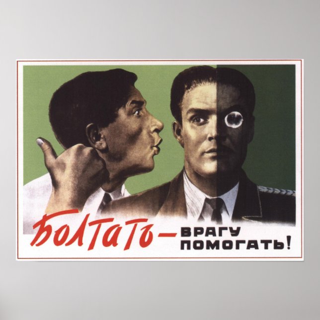 Póster Propaganda soviética de la URSS 1954 (Frente)
