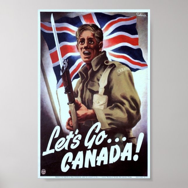 Póster Propaganda Vintage WW2 (Frente)