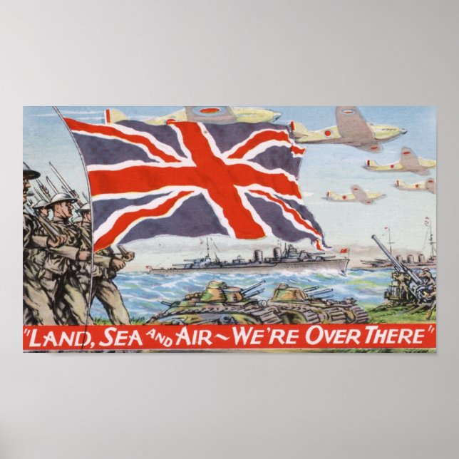 Póster Propaganda Vintage WW2 (Frente)