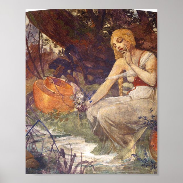 Póster Prophetess Alphonse Mucha (Frente)