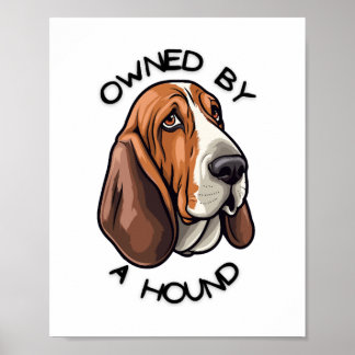 Póster Propiedad de alguien de Basset Hound