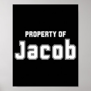 Póster Propiedad de Jacob Regalos Divertidos de Despedida