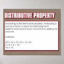 Propiedad de los números- Propiedad distributiva