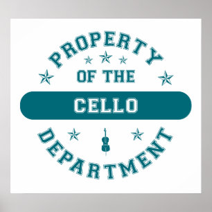 Póster Propiedad del Departamento de Cello