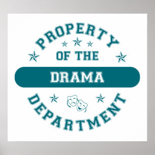 Póster Propiedad del departamento del drama