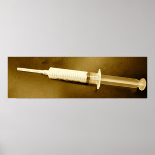 Póster Propofol en poster de la sepia