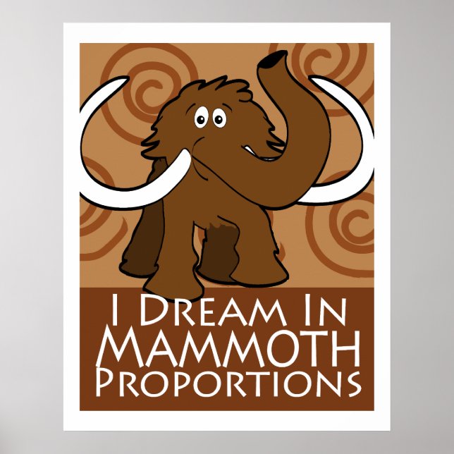 Póster Proporciones mamut (Frente)