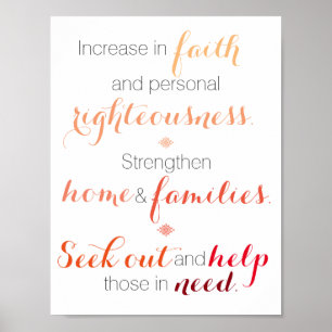 Póster Propósito de la sociedad de ayuda de tres partes