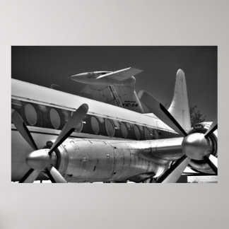 Póster Props y colas en blanco y negro