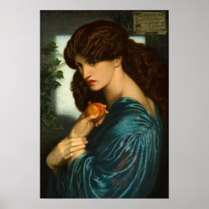 Póster Proserpina de Dante Gabriel Rossetti
