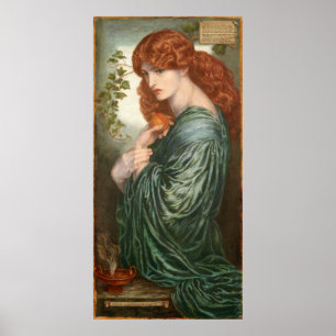 Póster Proserpina de Dante Gabriel Rossetti