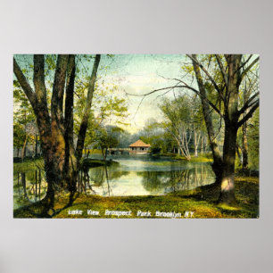 Póster Prospect Park, Brooklyn NY, 1908 Vintage