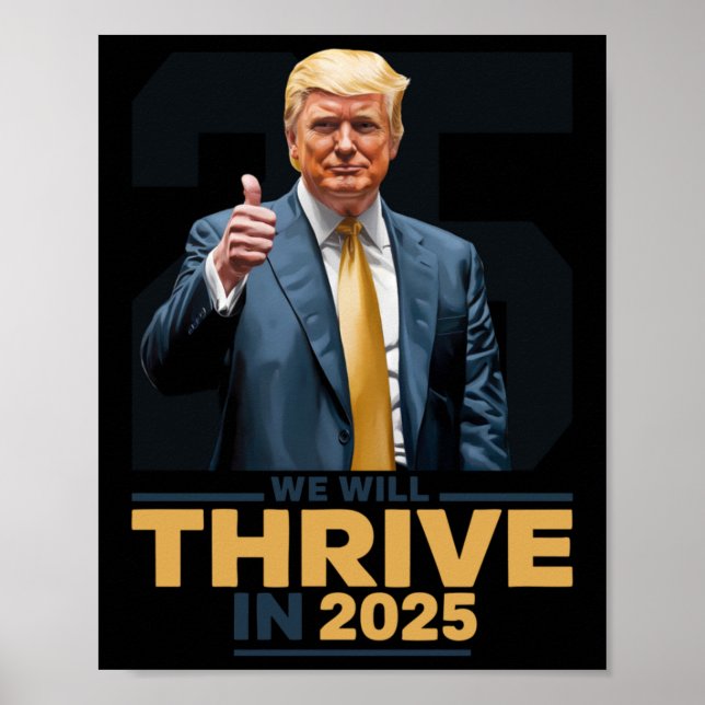 Póster ¡Prosperaremos En 2025! (Frente)