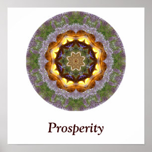 Póster Prosperity Mandala Poster