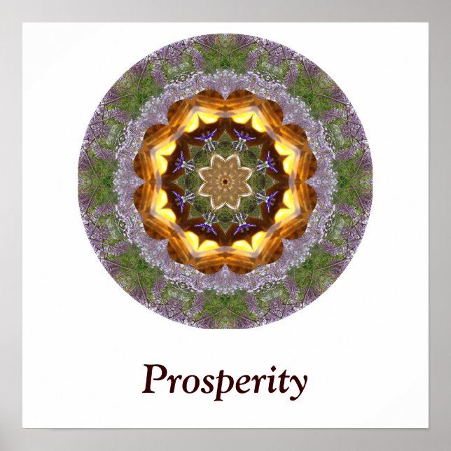 Póster Prosperity Mandala Poster (Frente)