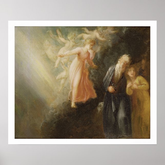 Póster Prospero, Miranda y Ariel, de "La Tempest", c (Frente)