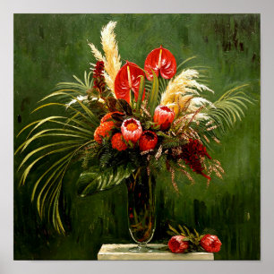 Póster Protea de Van Gogh y otras flores