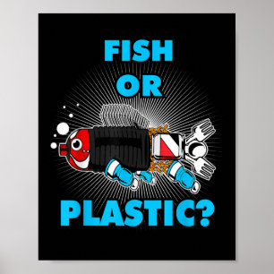 Póster Protección Ambiental De La Naturaleza De Pescado O