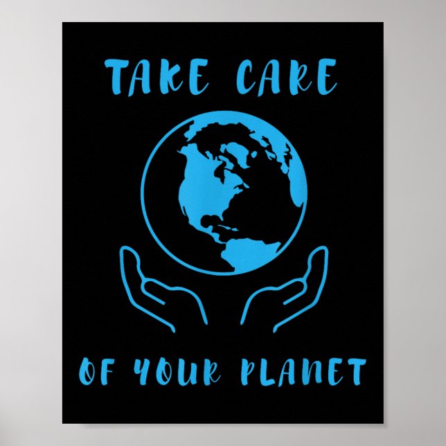 Póster Protección Ambiental Erde Planet, Medio Ambiente (Frente)
