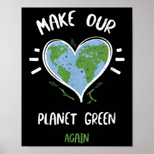 Póster Protección Ambiental_ Haz que Nuestro Planeta Sea