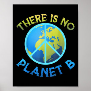 Póster Protección Ambiental, Paz Tierra, No