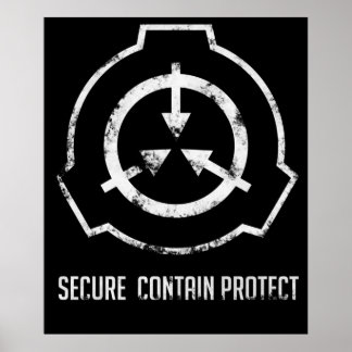 Póster Protección de contención segura de SCP