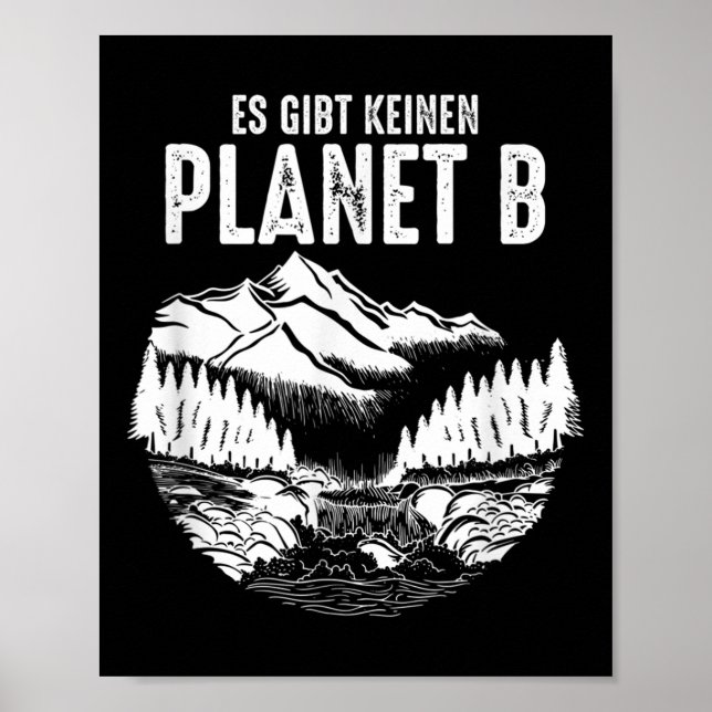 Póster Protección del clima, protección del medio ambient (Frente)