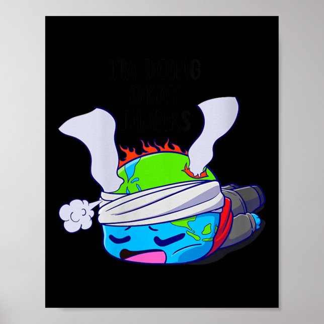 Póster Protección del medio ambiente de las mujeres 55º D (Frente)