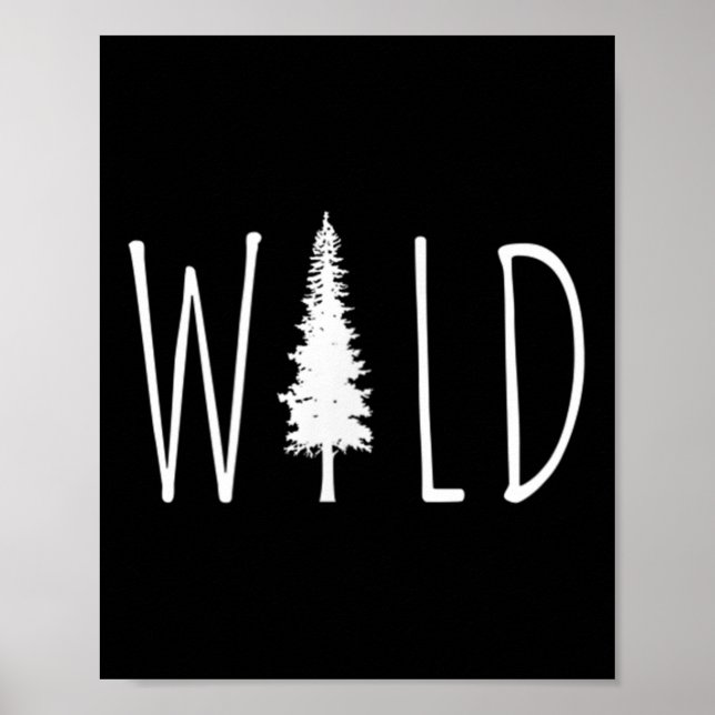 Póster Protección del medio ambiente forestal, protección (Frente)