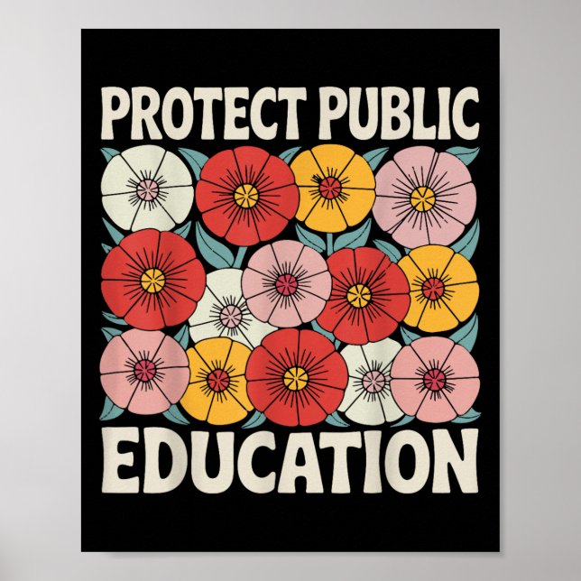 Póster Protect Public Education  (Frente)