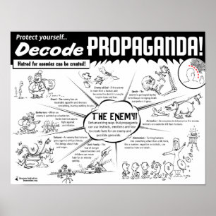 Póster Protect Yourself... Decode PROPAGANDA!