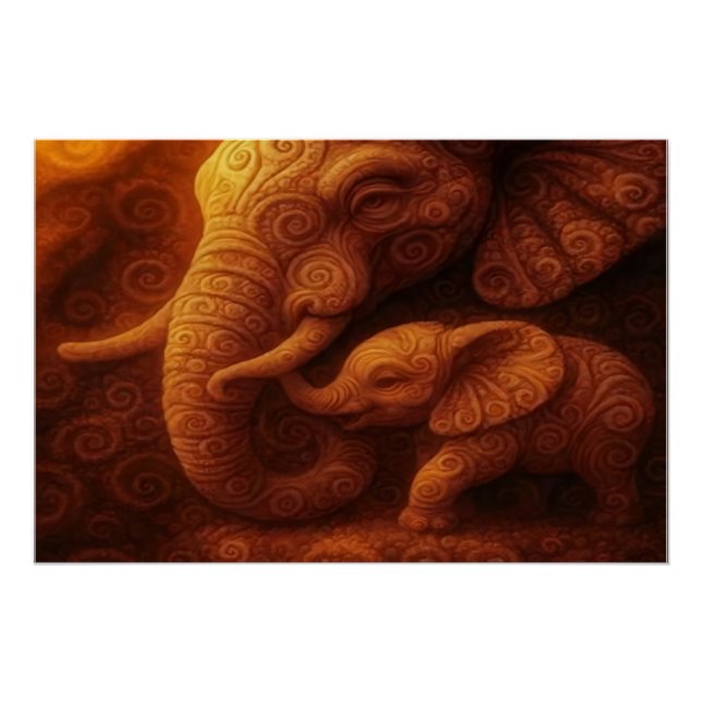 Póster Protective Elephant  (Anverso)