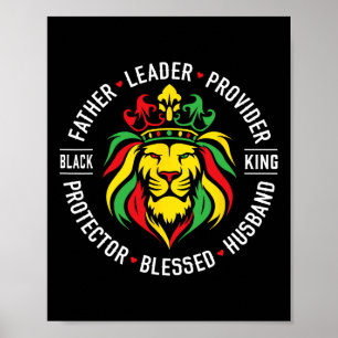 Póster Protector de líder del Día del Padre King Junetdec