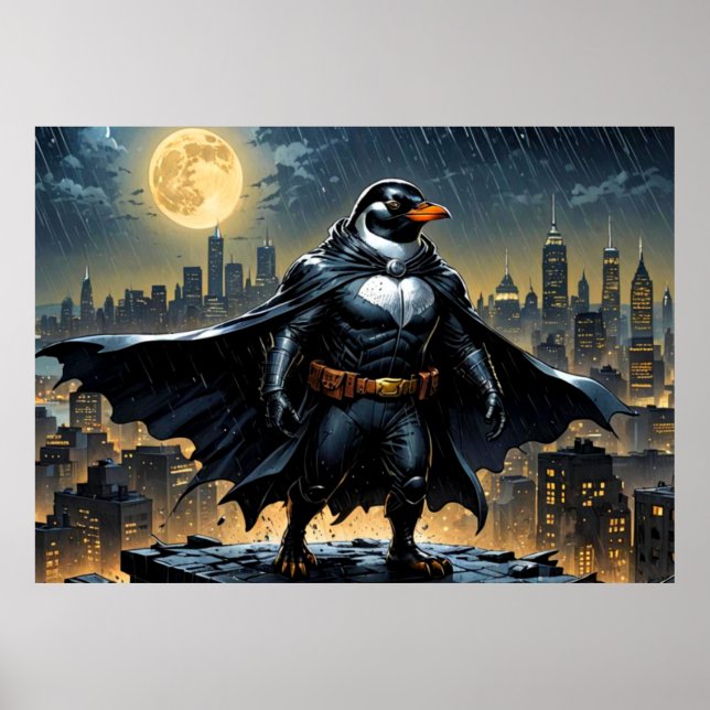 PÓSTER PROTECTOR PENGUINO DE LA NOCHE 2 (Frente)
