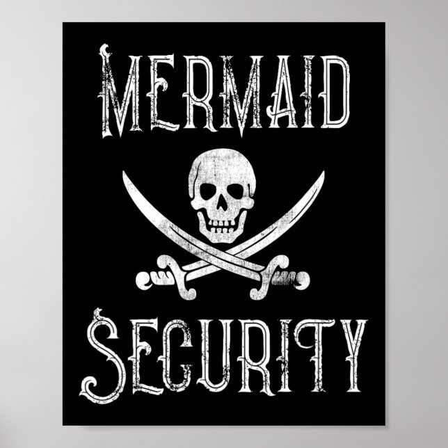 Póster Protectores de Merman para la seguridad de la sire (Frente)