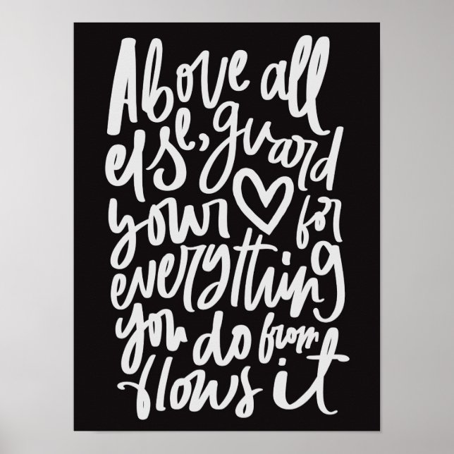 Póster Protege a tu Poster de las Escrituras de la Biblia (Frente)