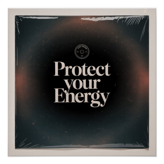 Póster Protege Tu Energía (Anverso)