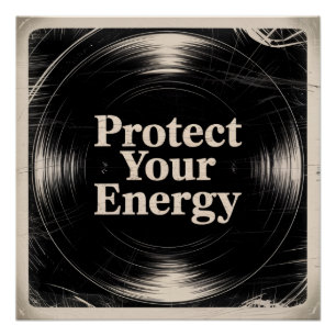 Póster Protege Tu Energía