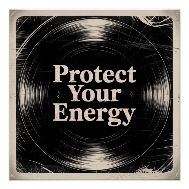 Póster Protege Tu Energía (Anverso)