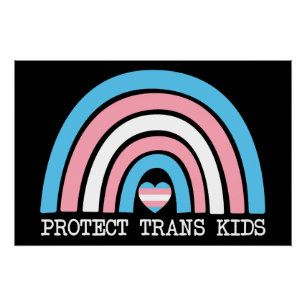 Póster Proteger a los niños trans