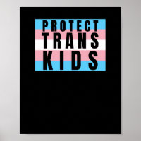 Proteger a los niños transgénero Pegatina del Orgu